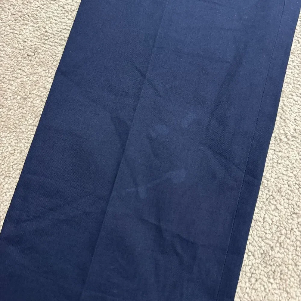 J.Crew Ludlow Slim Fit Cotton Dress pants Mens 32x30 Navy Blue Straight Trouser